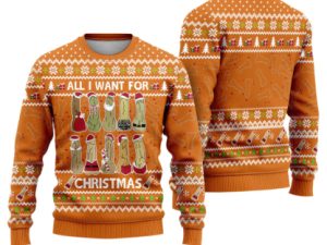 All I Want For Christmas Is You Funny Ugly Christmas Sweater - Image 1