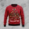 All Lit Up Noel Tree Ugly Christmas Sweater Gift For Christmas Unisex Crewneck Sweater - Image 1