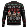 All Of Otter Reindeer Christmas Ugly Christmas Sweater - Image 2