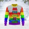 All You Need Is Love Lgbt Ugly Christmas Sweater - Image 1