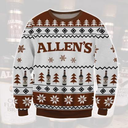 allens coffee brandy ugly christmas sweater 1 Allens Coffee Brandy Ugly Christmas Sweater - Image 1
