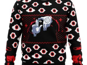 Alucard Eyes Hellsing Ugly Christmas Sweater - Image 1