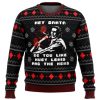 American Santa American Psycho Ugly Christmas Sweater - Image 1
