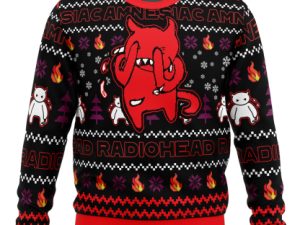 Amnesiac Radiohead Ugly Christmas Sweater - Image 1