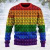Among Us Gay Pride Ugly Christmas Sweater - Image 1