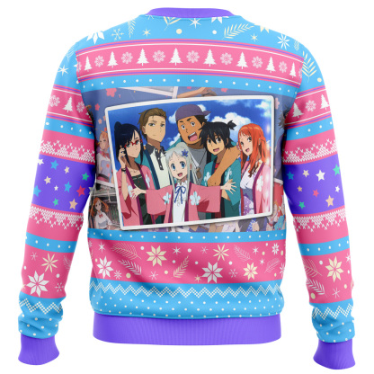 anohana anohana the flower we saw that day ugly christmas sweater 2 Anohana Anohana The Flower We Saw That Day Ugly Christmas Sweater - Image 2