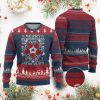 Anti Xmas Ugly Christmas Sweater Merry Antichristmas Noel Hat Pentagram - Image 1
