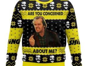 Are You Concerned About Me Jack Torrance The Shining Ugly Christmas Sweater - Image 1
