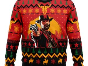 Arthur Morgan Red Dead Redemption Ugly Christmas Sweater - Image 1