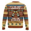 Augustiner Its The Most Wonderful Time For A Beer Ugly Christmas Sweater - Image 2