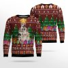 Australian Shepherd Pine Tree Ugly Christmas Sweater - Image 2