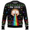 Aw Geez Rick And Morty Ugly Christmas Sweater - Image 1