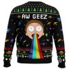 Aw Geez Rick And Morty Ugly Christmas Sweater - Image 2
