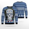 Awesome Sugar Skull Ugly Christmas Sweater Xmas Gift - Image 2