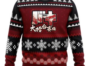 Axe Kick Baki Ugly Christmas Sweater - Image 1
