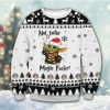 Baby Yoda Muggle Fucker Ugly Christmas Sweater - Image 1