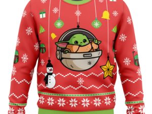 Baby Yoda Ugly Christmas Sweater - Image 1