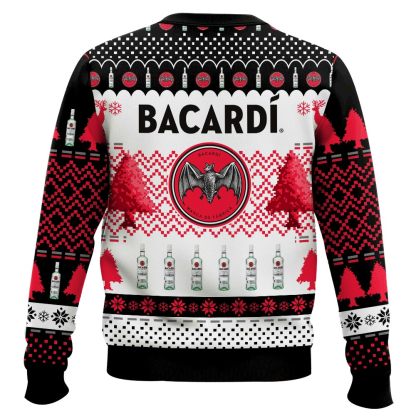 bacardi ugly christmas sweater holiday gift 2 Bacardi Ugly Christmas Sweater Holiday Gift - Image 2