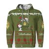 Ballantine Ale American Merry Christmas, Snoopy House Cute Fan Gift-3D Unisex Hoodie - Image 1