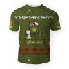 Ballantine Ale American Merry Christmas, Snoopy House Cute Fan Gift-3D Unisex T-Shirt - Image 1