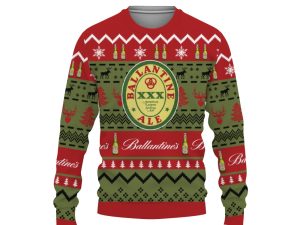 Ballantine Ale Shirts Beer Vintage Logo-3D Sweatshirt - Image 1