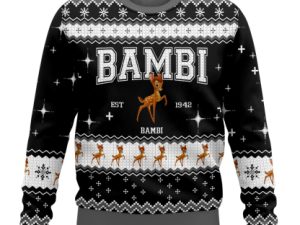 Bambi Ugly Christmas Sweater - Image 1