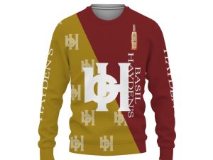 Basil Hayden's And Pattern Logo-3D Sweatshirt - Image 1