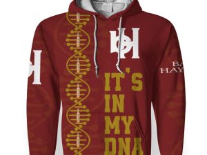 Basil Hayden's It's In My DNA-3D Unisex Hoodie - Image 1