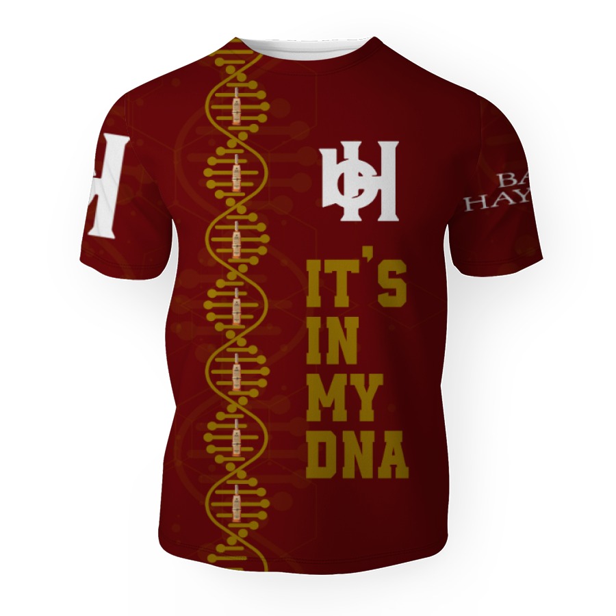 basil haydens its in my dna 3d unisex t shirt 1 Basil Hayden's It's In My DNA-3D Unisex T-Shirt - Image 1