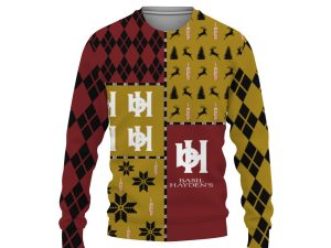 Basil Hayden's Merry Christmas And -3D Sweatshirt - Image 1