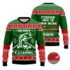 Bass Fishing Merry Fishmas Ugly Christmas Sweater - Image 1