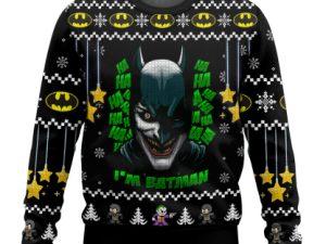 Batman Ugly Christmas Sweater Full Size - Image 1