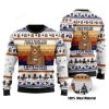 Bear Drink Bourbon Whiskey Christmas Ugly Christmas Sweater - Image 1