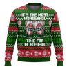 Becks Its The Most Wonderful Time For A Beer Ugly Christmas Sweater - Image 1