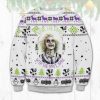 Beetlejuice Christmas Ugly Wool Knitted Sweater - Image 1