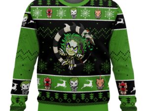 Beetlejuice Ugly Christmas Sweater Xmas Gift - Image 1