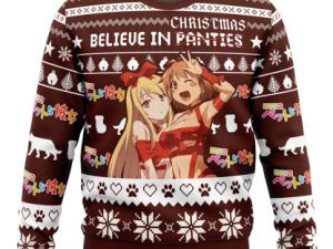 Believe In Christmas The Pet Girl Of Sakurasou Ugly Christmas Sweater - Image 1