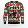 Bernese Mountain Dog Family Ugly Christmas Sweater - Image 1