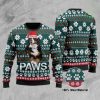 Bernese Mountain Dog Santa Printed Christmas Ugly Christmas Sweater - Image 1