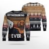 Best Dachshund Dad Ever Ugly Christmas Sweater - Image 2