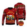 Best Dog Mom Ugly Christmas Sweater Christmas Gift Sweater - Image 1