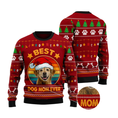 best dog mom ugly christmas sweater christmas gift sweater 1 Best Dog Mom Ugly Christmas Sweater Christmas Gift Sweater - Image 1