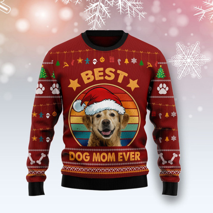 best dog mom ugly christmas sweater christmas gift sweater 2 Best Dog Mom Ugly Christmas Sweater Christmas Gift Sweater - Image 2