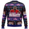 Big Meaty Men Slappin Meat The New Day Ugly Christmas Sweater - Image 1