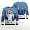 Bigfoot Party Ugly Christmas Sweater - Image 2