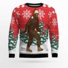 Bigfoot Ugly Christmas Sweater - Image 1