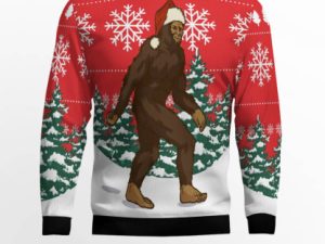 Bigfoot Ugly Christmas Sweater - Image 1