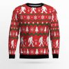 Bigfoot Ugly Christmas Sweater Holiday Gift - Image 1