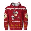 Birra Moretti American Merry Christmas, Snoopy House Cute Fan Gift-3D Unisex Hoodie - Image 1