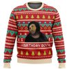 Birthday Boy Potato Jesus Ugly Christmas Sweater - Image 1